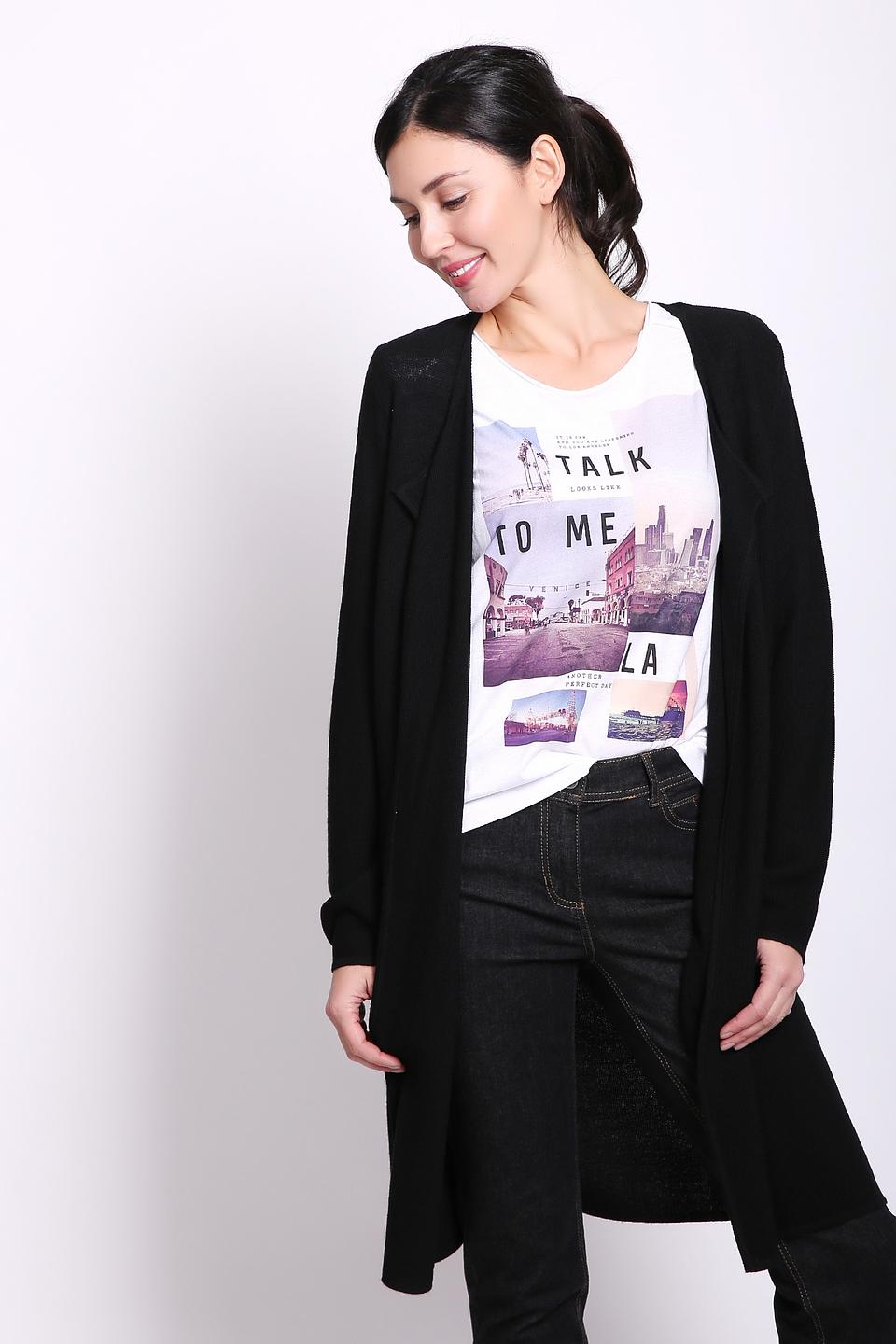 Жакет Gerry Weber черный удлиненный