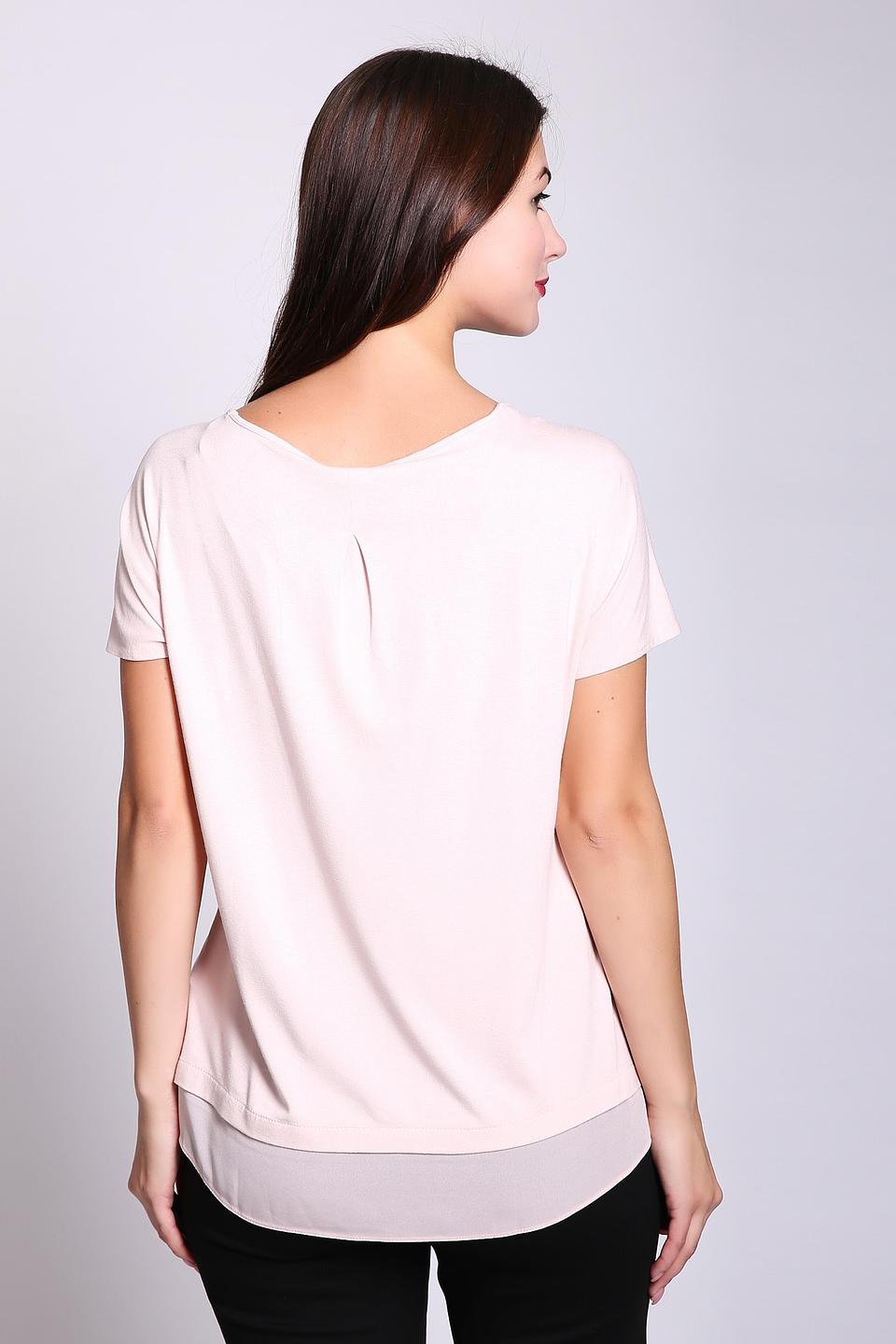 Блуза Gerry Weber розовая с двухслойным низом