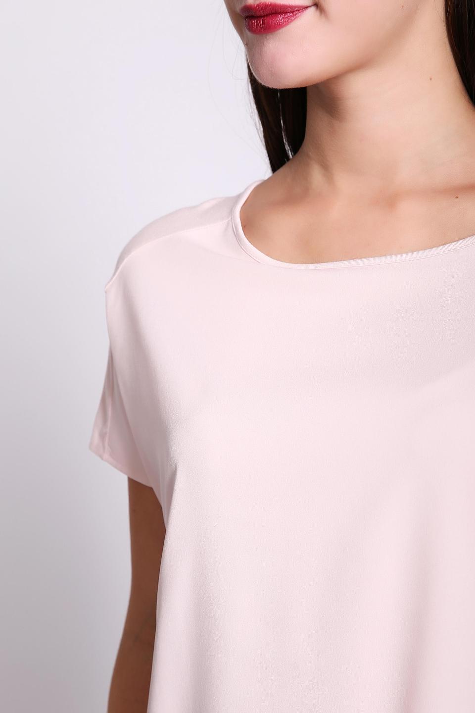 Блуза Gerry Weber розовая с двухслойным низом