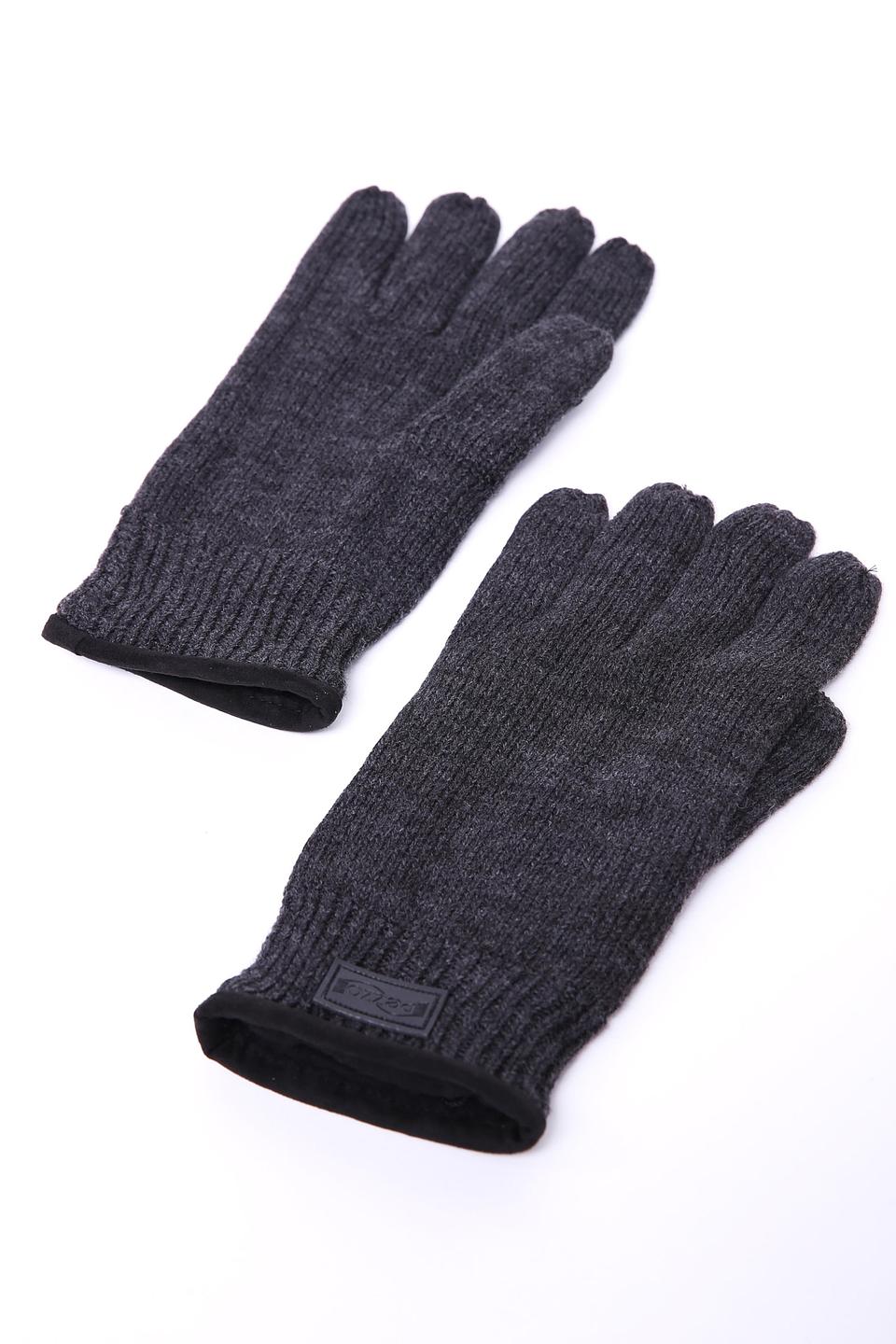 Перчатки Pezzo серые, без декоративных элементов