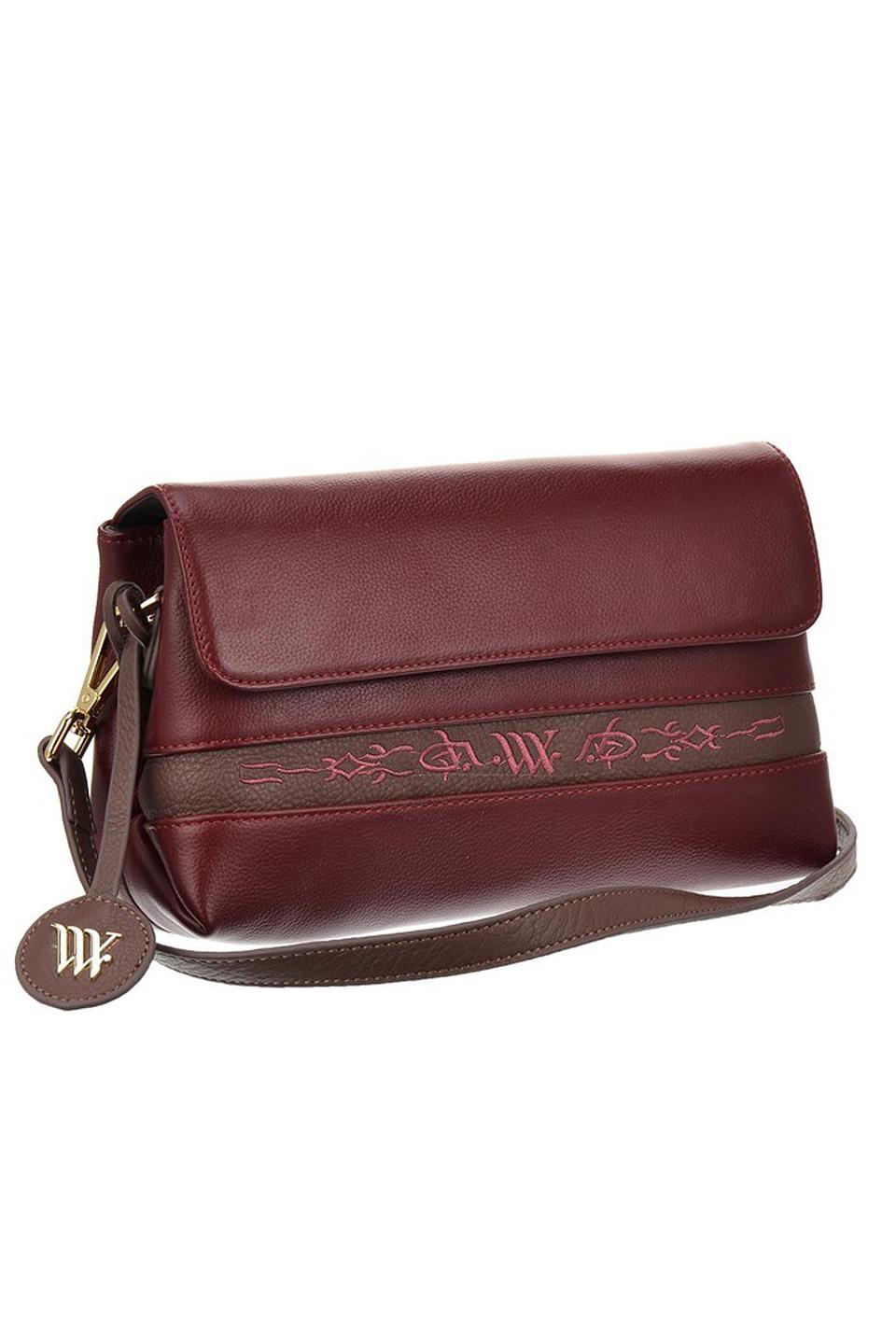 Сумка кросс-боди Vera Victoria Vito бордовая