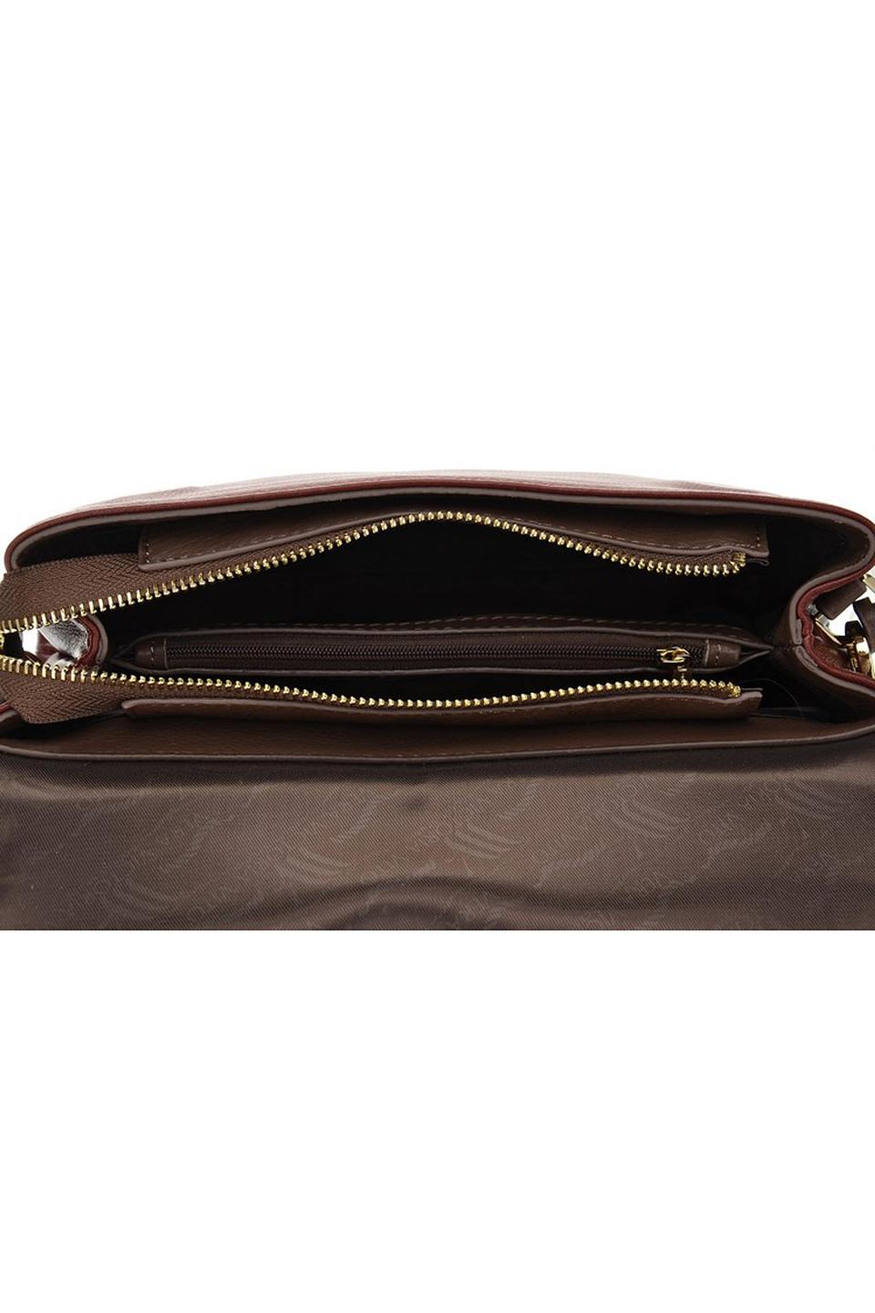 Сумка кросс-боди Vera Victoria Vito бордовая