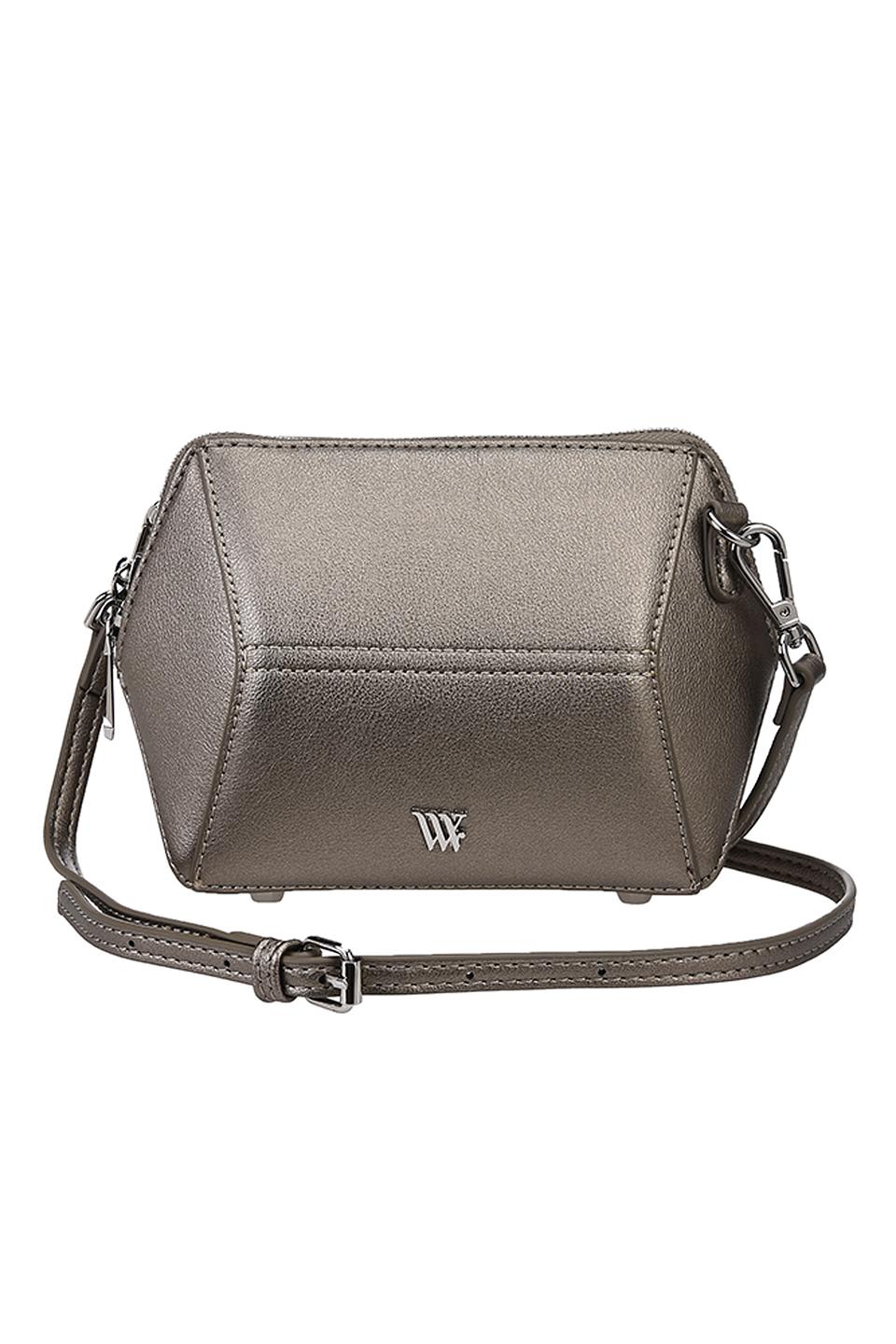 Сумка кросс-боди Vera Victoria Vito серебристая