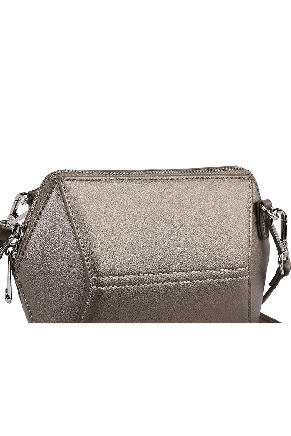 Сумка кросс-боди Vera Victoria Vito серебристая