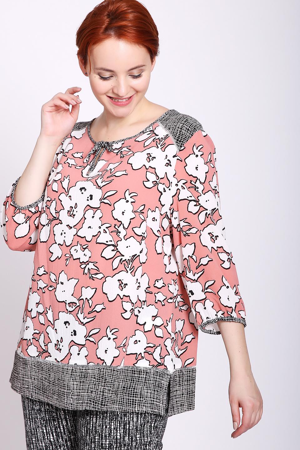 Блуза Lebek с цветочным принтом