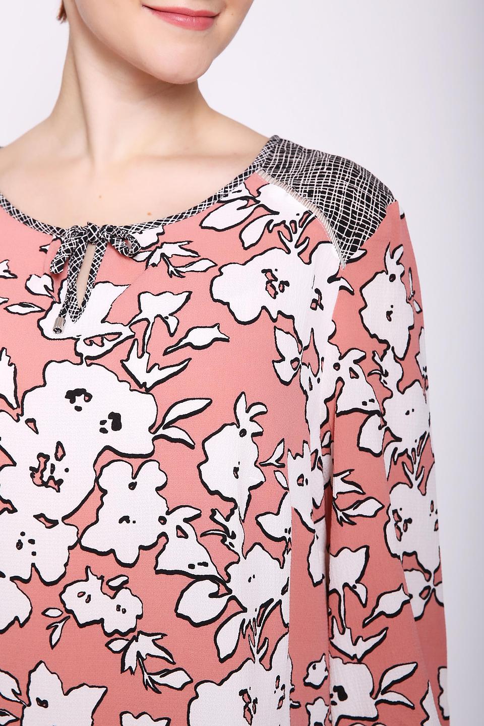Блуза Lebek с цветочным принтом