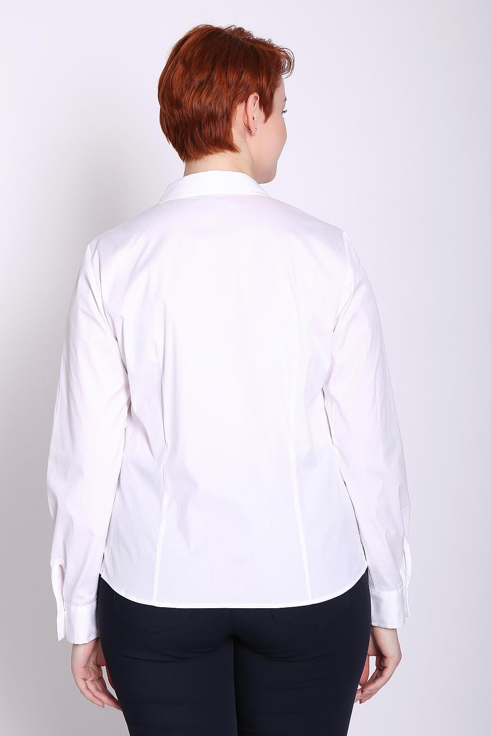 Блуза Frank Walder белая приталенная