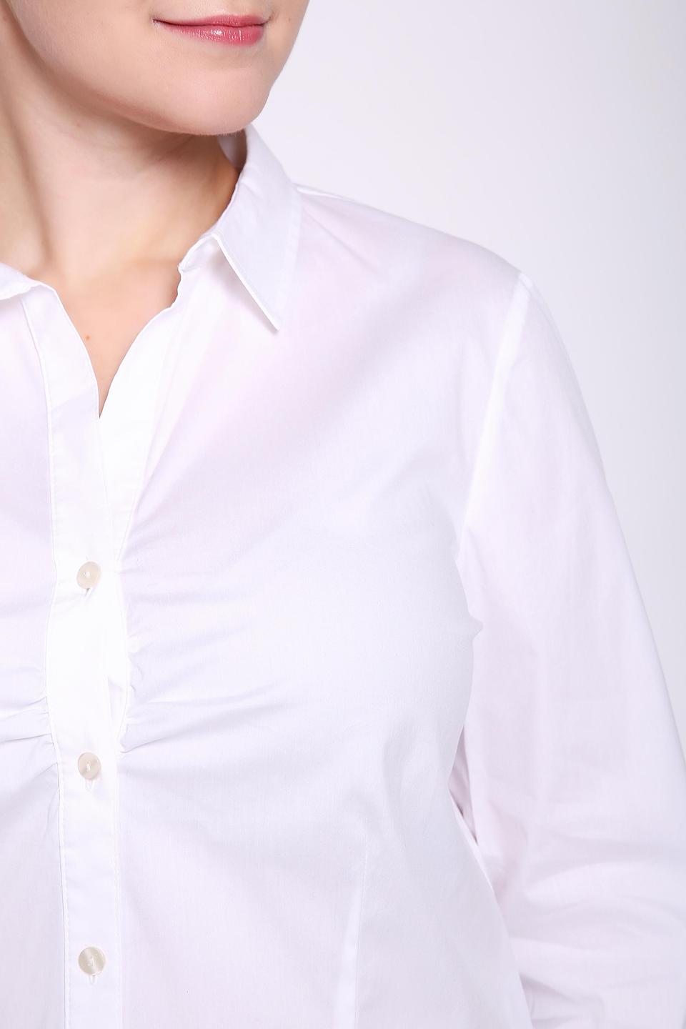 Блуза Frank Walder белая приталенная