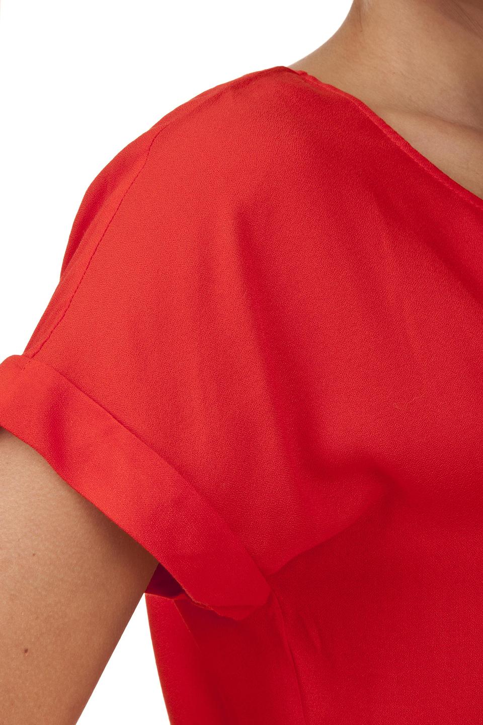 Блуза Pezzo красная с карманом