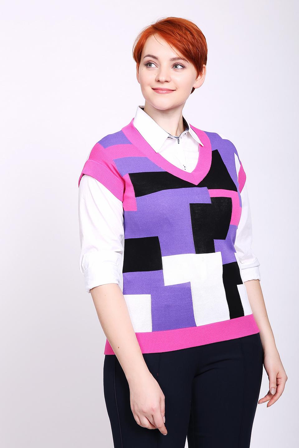 Жилет Pezzo в геом.принте