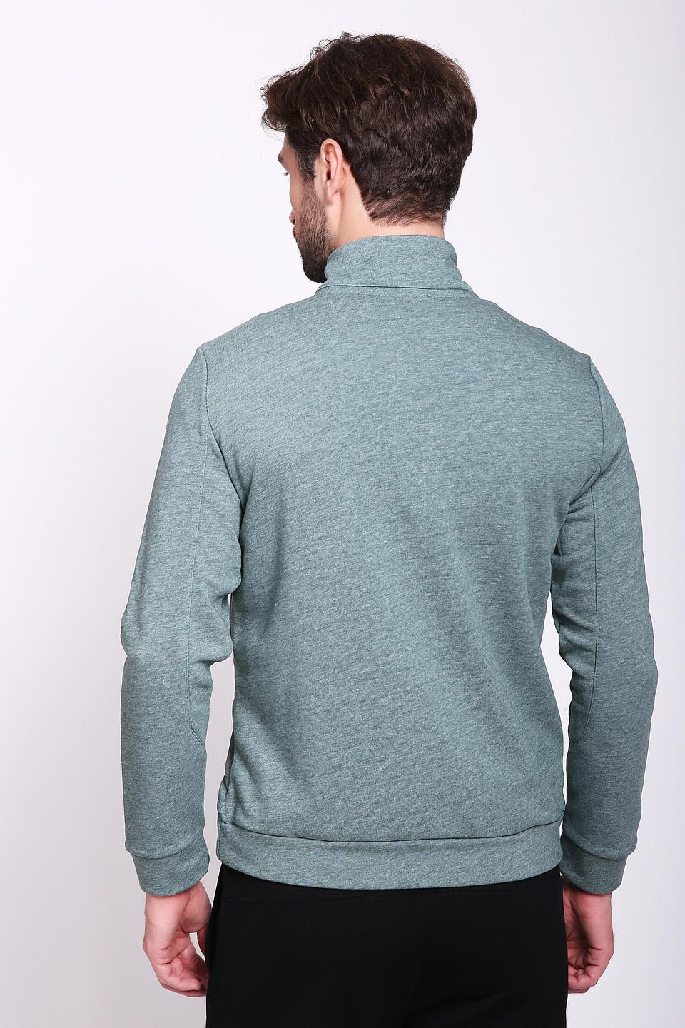 Толстовка D.S. на молнии серая