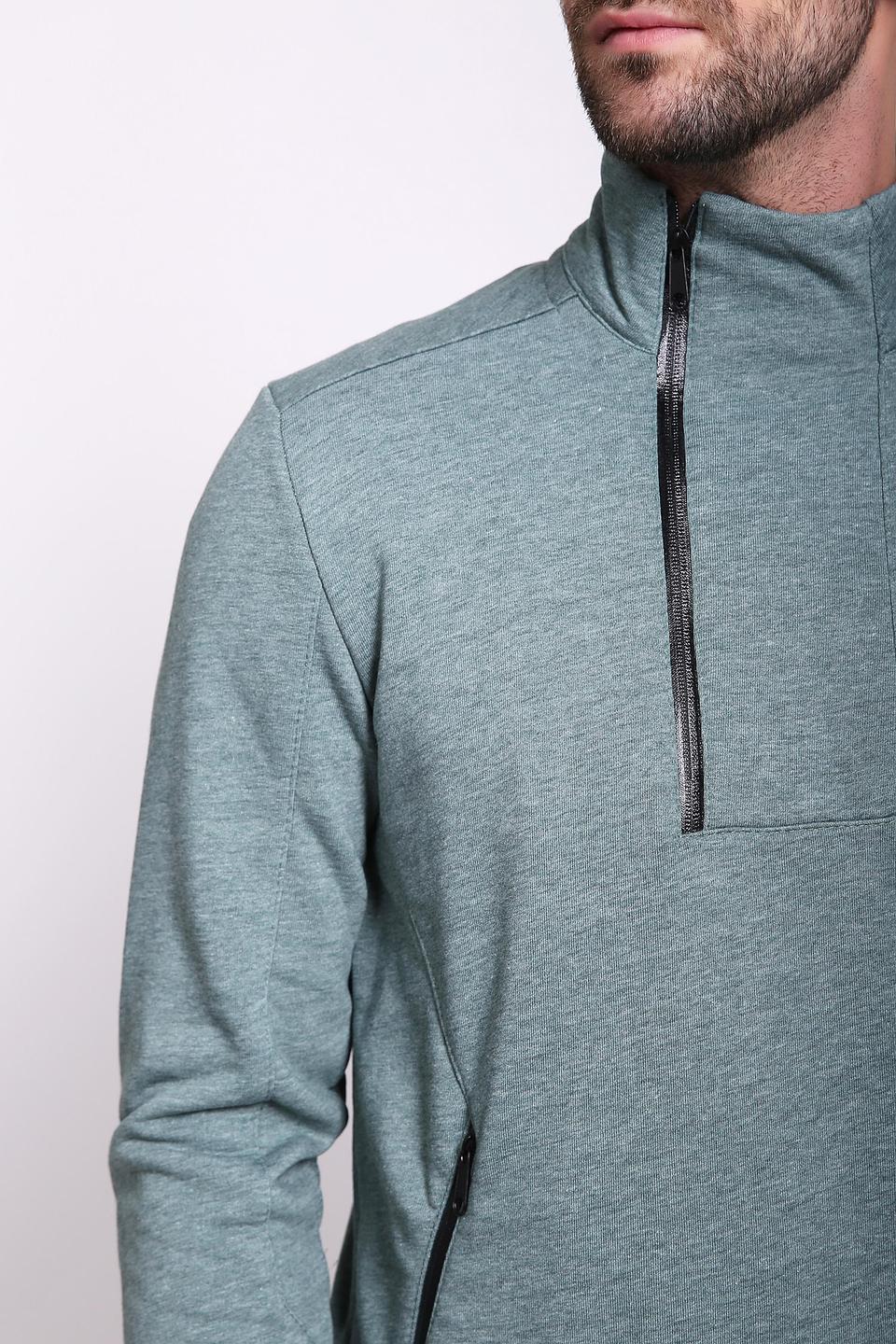 Толстовка D.S. на молнии серая