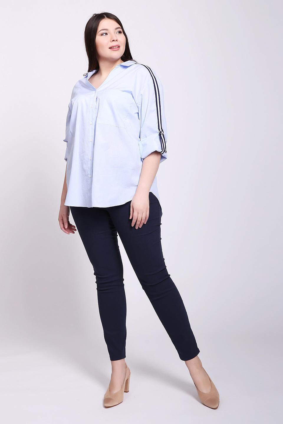 Брюки Via Appia темно-синие классического кроя