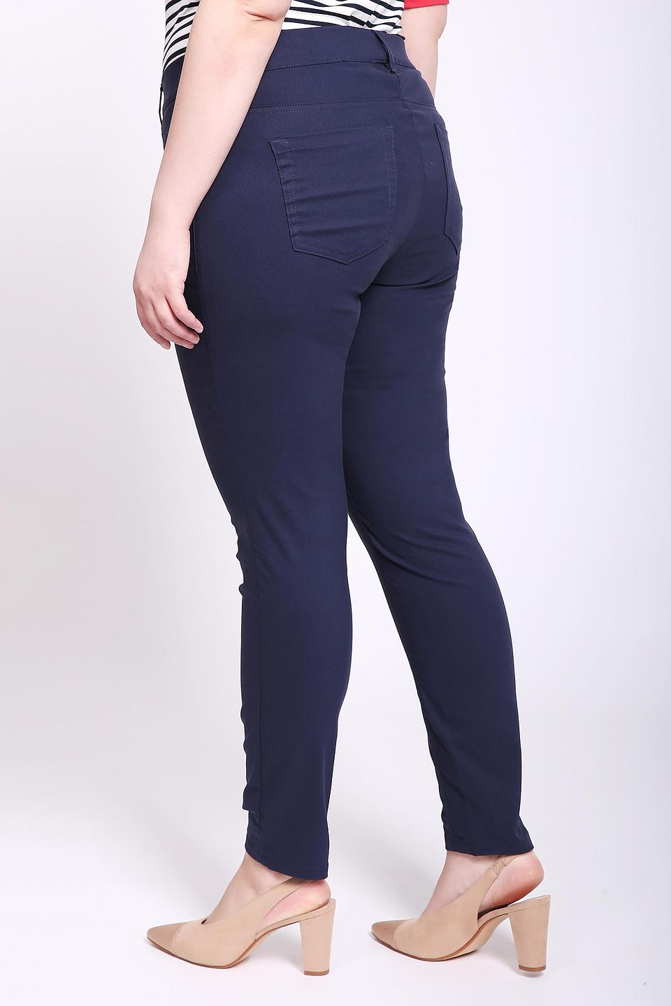 Брюки Via Appia темно-синие классического кроя