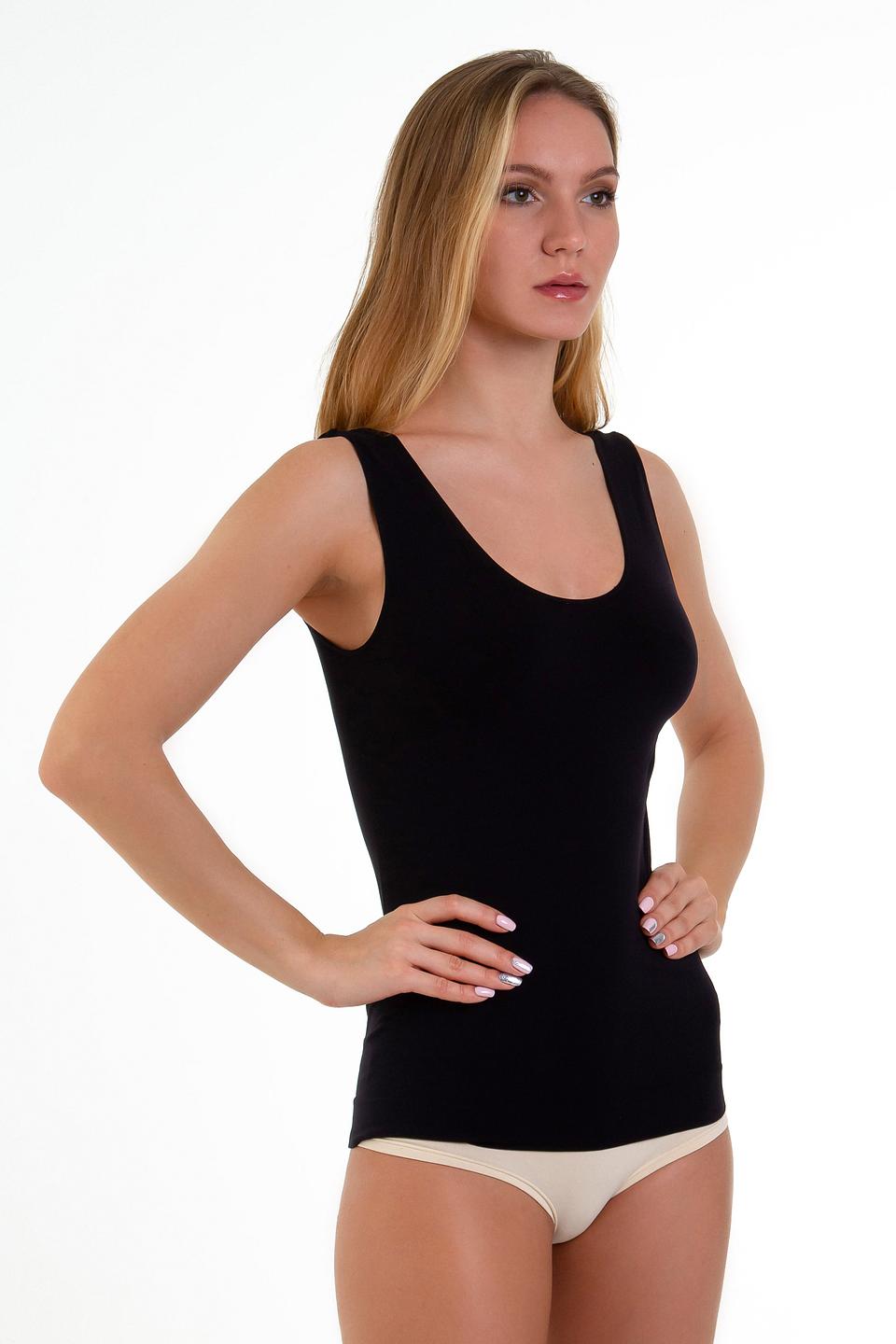 Майка Mademoiselle чёрная