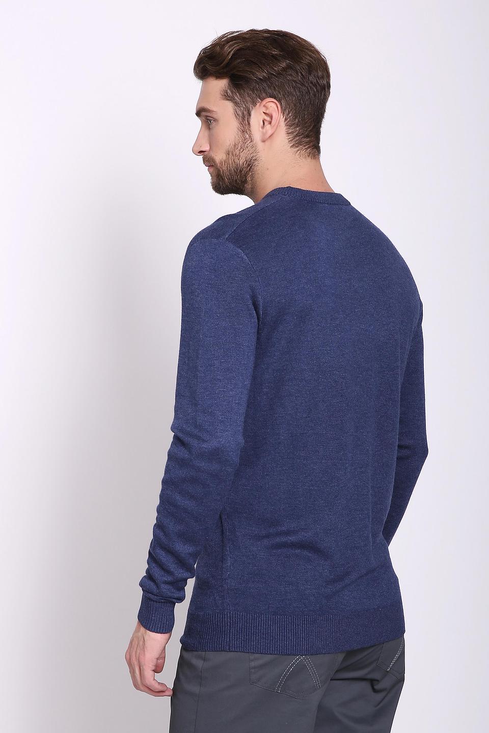 Пуловер Pezzo синий меланж