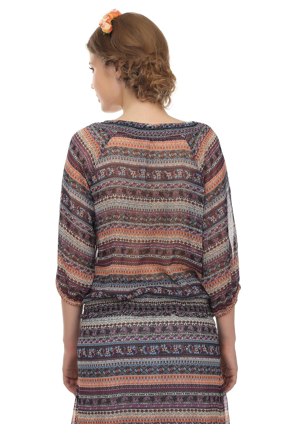 Блуза Pezzo с этническим принтом