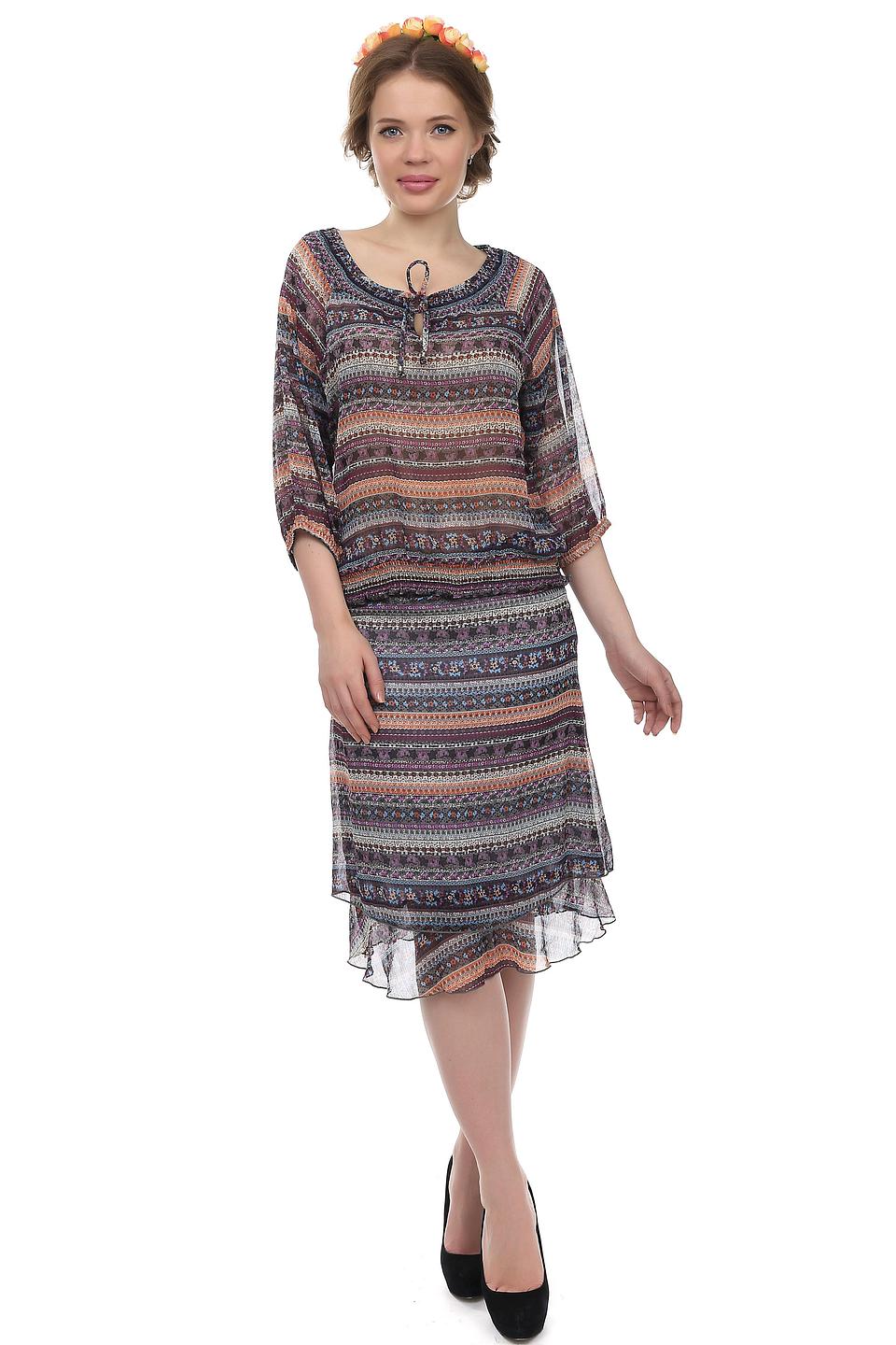 Блуза Pezzo с этническим принтом