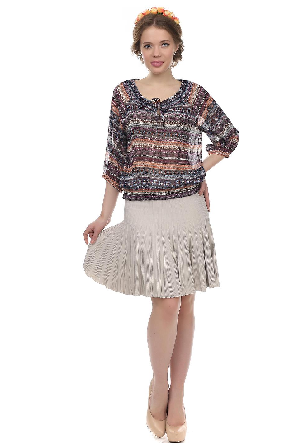 Блуза Pezzo с этническим принтом