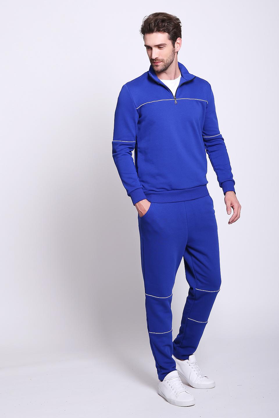 Спортивный костюм D.S. синий с полосой