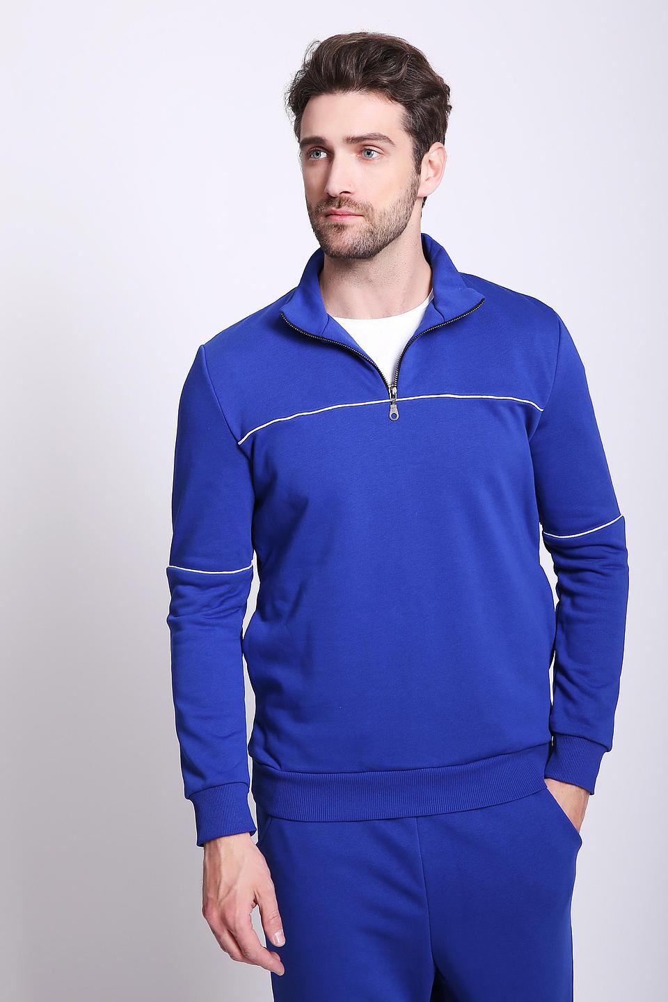 Спортивный костюм D.S. синий с полосой