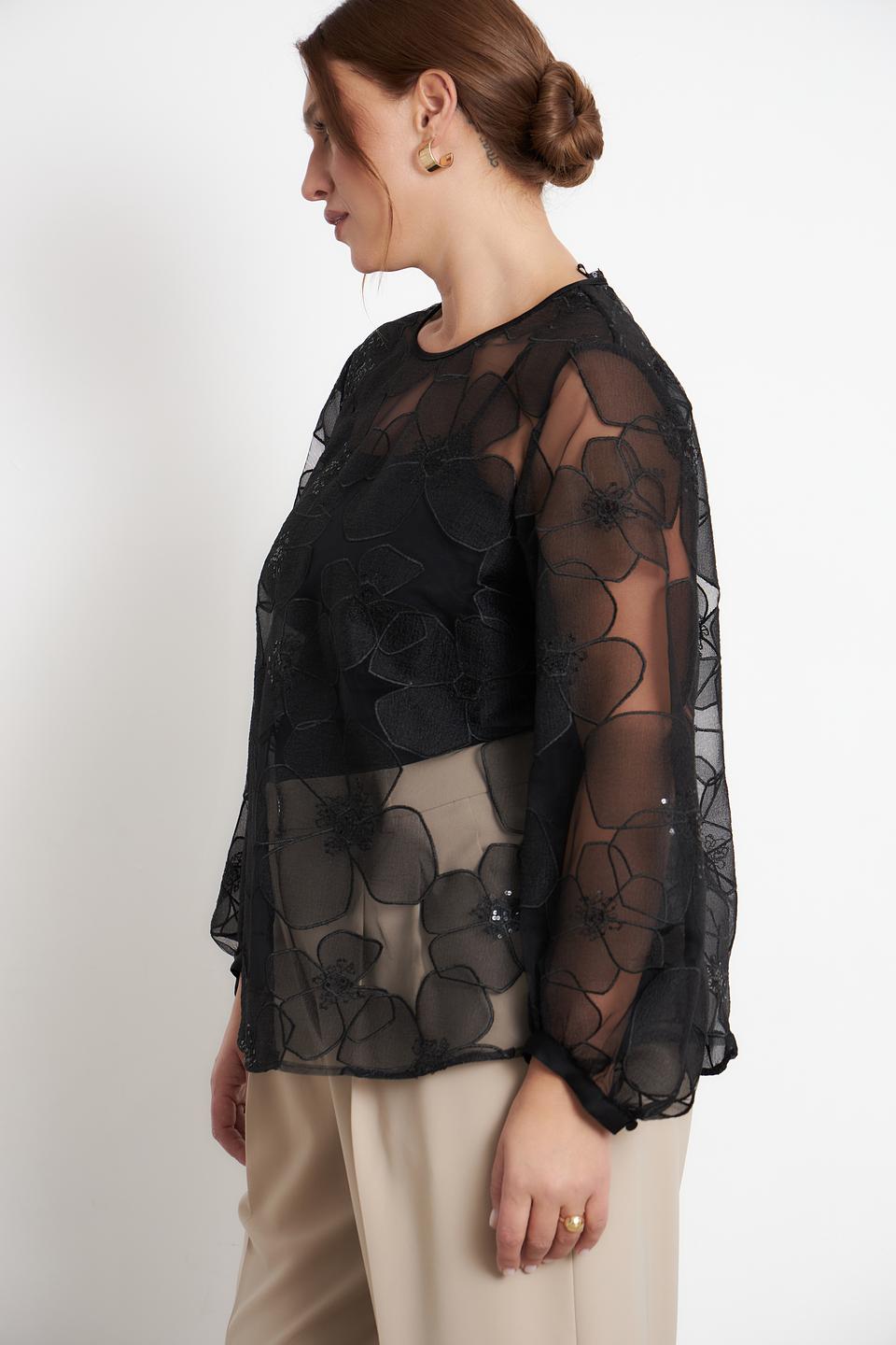 Блуза Luisa Cerano с цветами