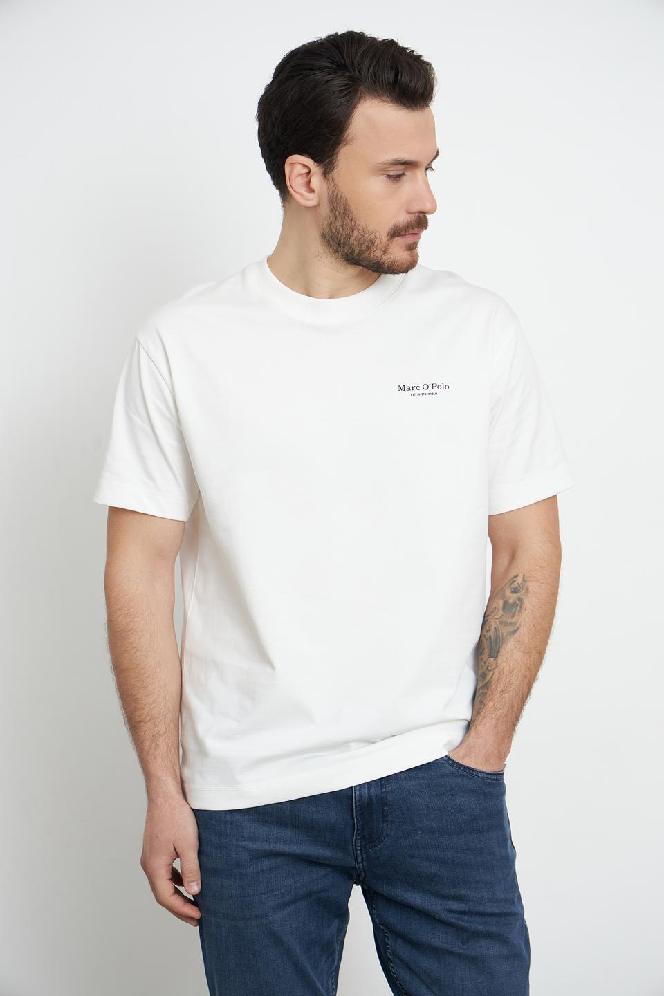 Футболка Marc O Polo белая с логотипом