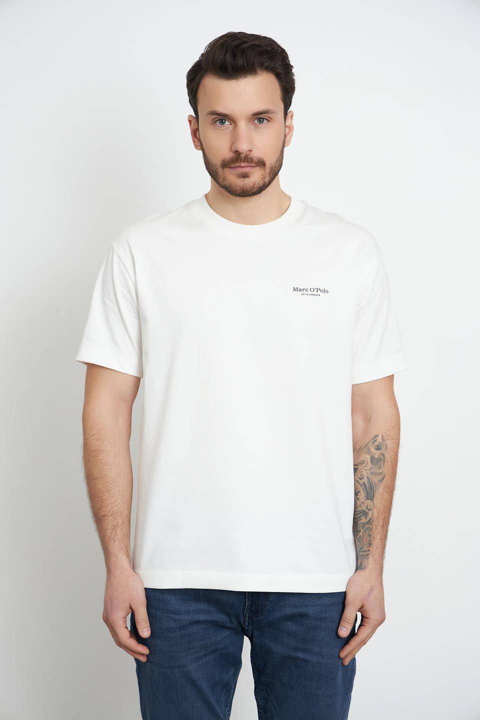 Футболка Marc O Polo белая с логотипом