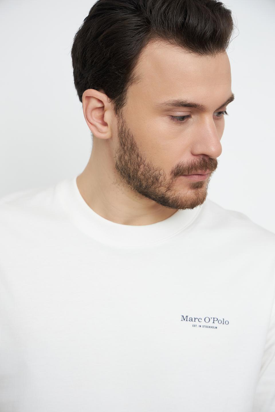 Футболка Marc O Polo белая с логотипом