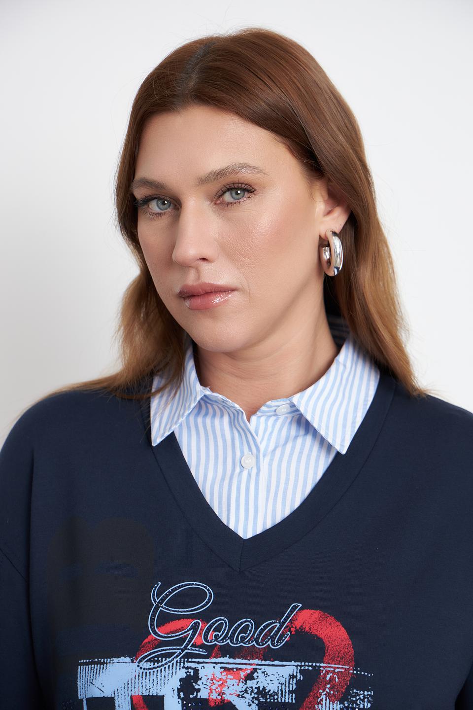 Пуловер Rabe collection с принтом