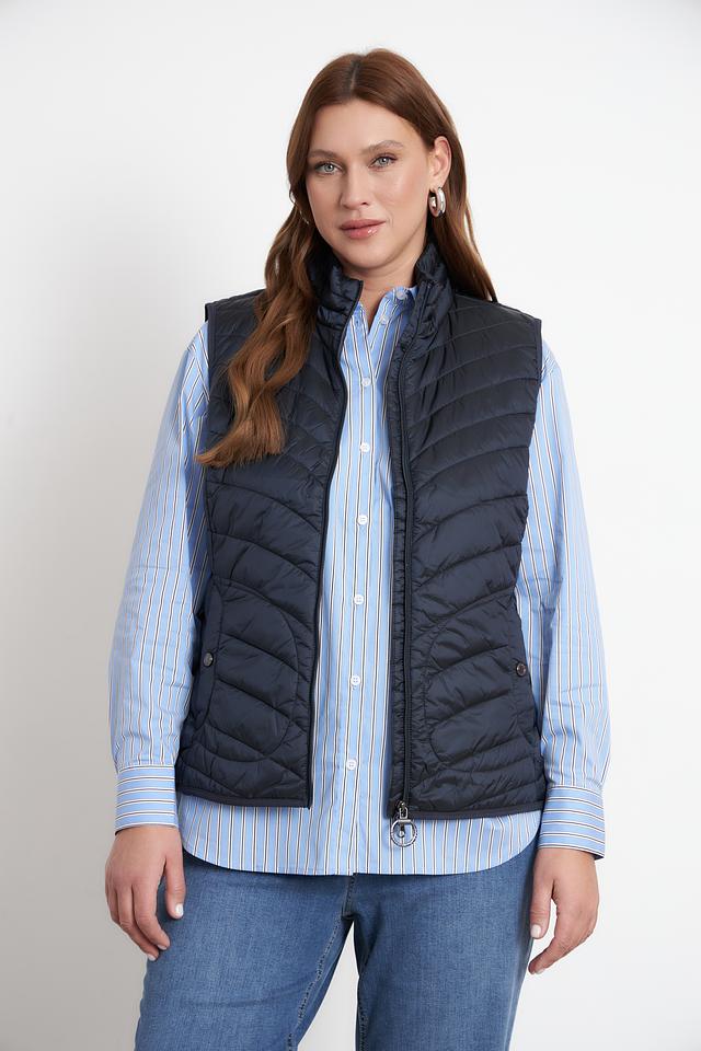 Жилет стеганый Betty Barclay темно-синий