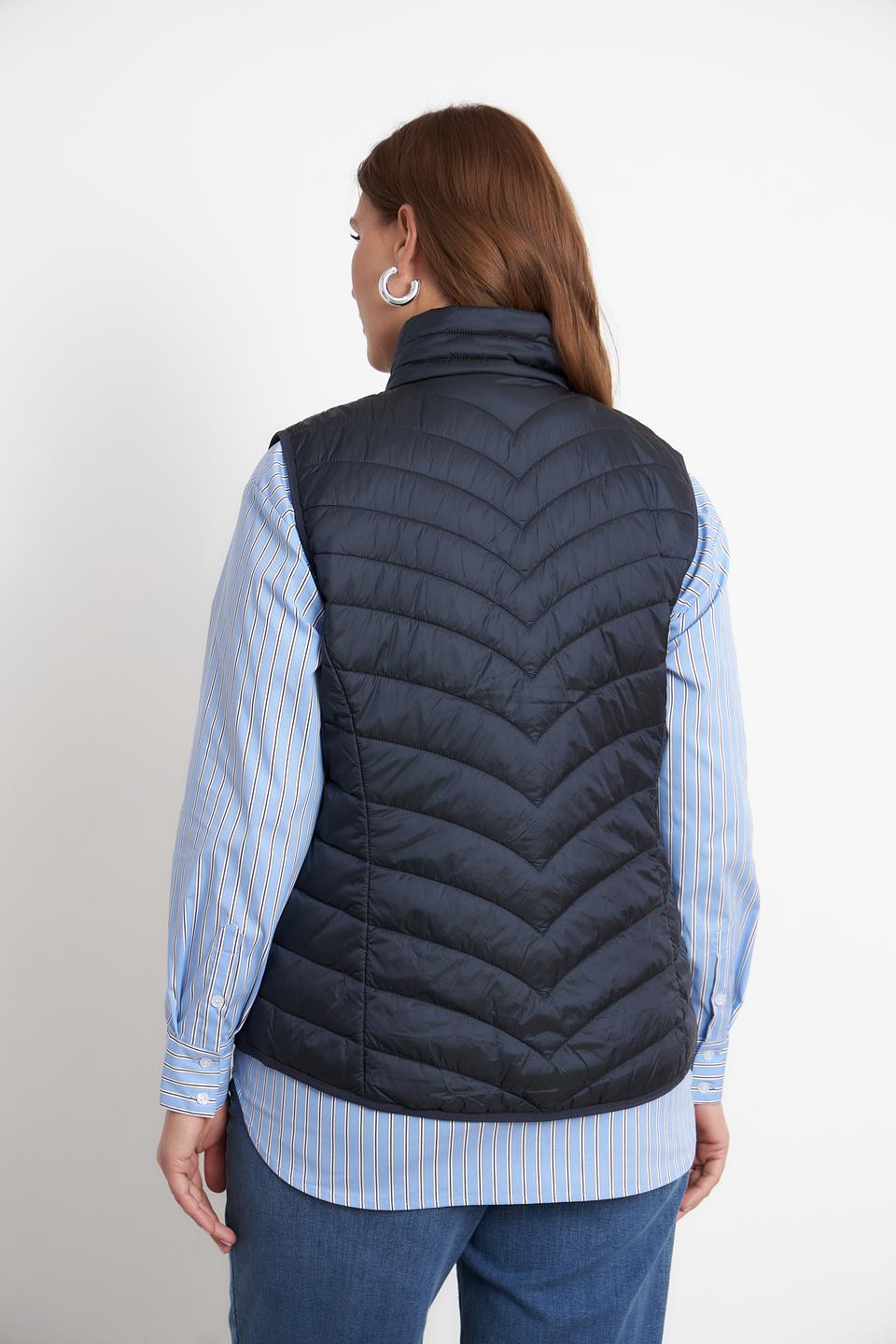 Жилет стеганый Betty Barclay темно-синий
