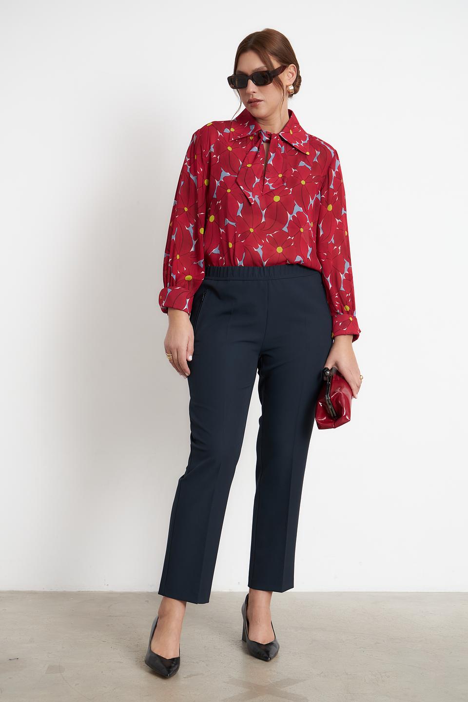 Блузка Luisa Cerano с цветочным принтом