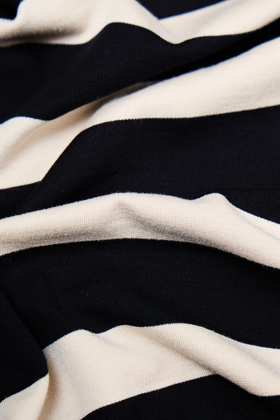 Футболка Pezzo в полоску с капюшоном