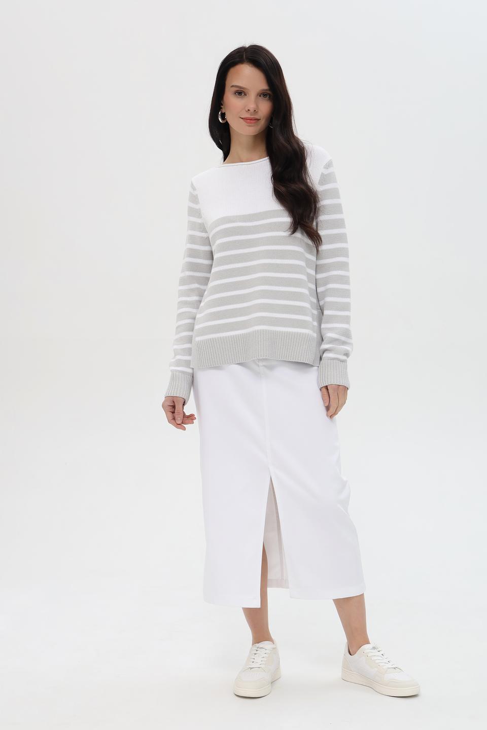 Пуловер Pezzo в полоску