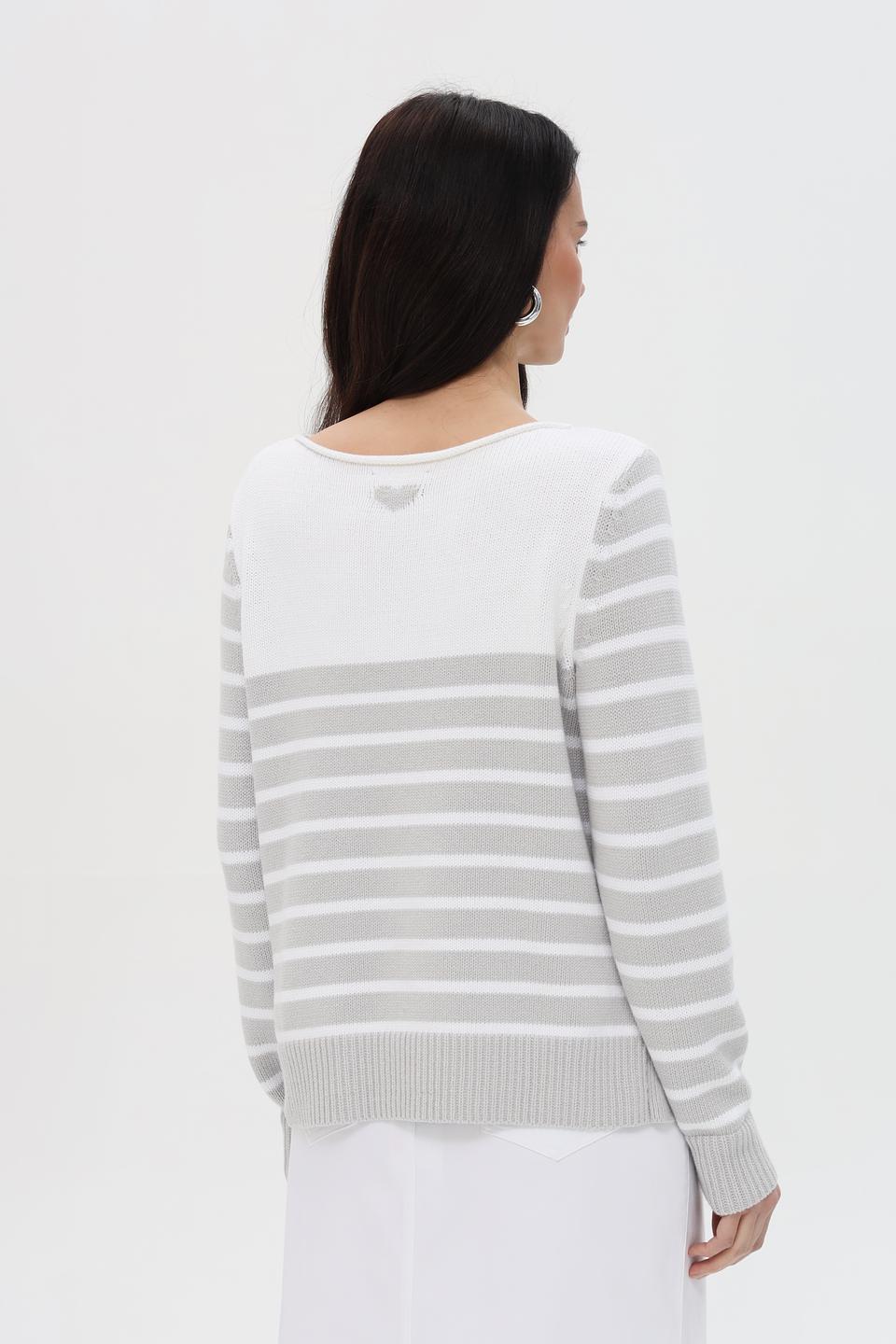 Пуловер Pezzo в полоску