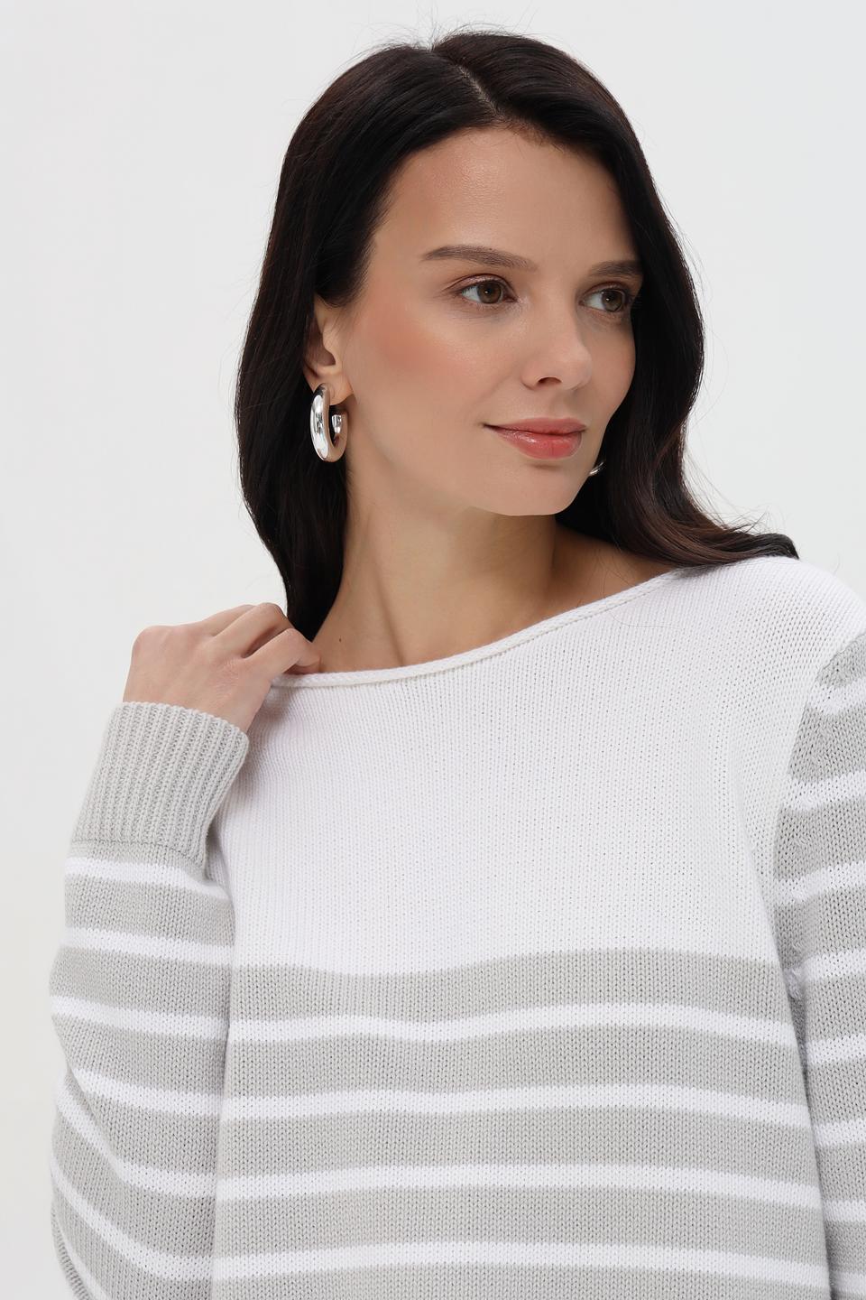 Пуловер Pezzo в полоску