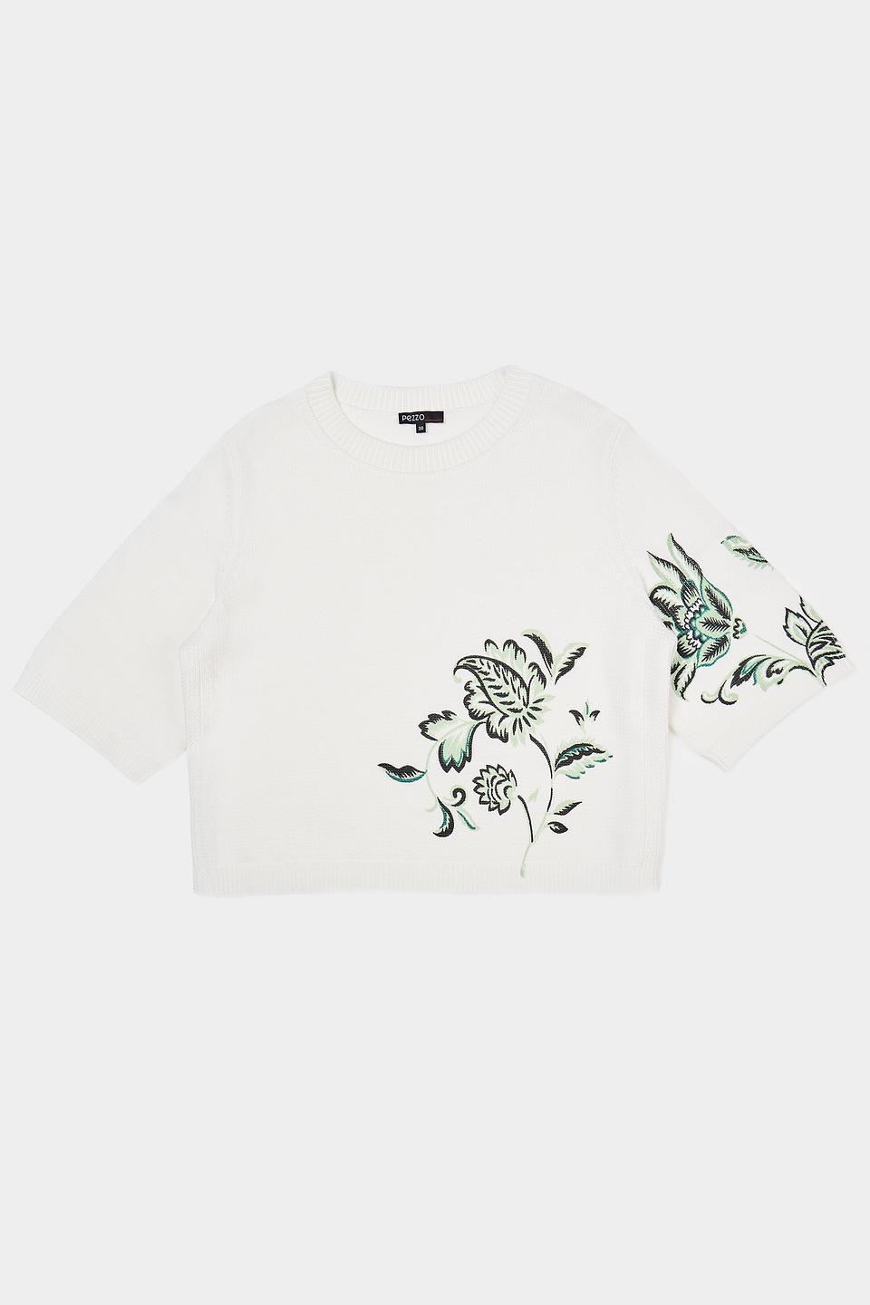 Пуловер Pezzo с цветочным принтом