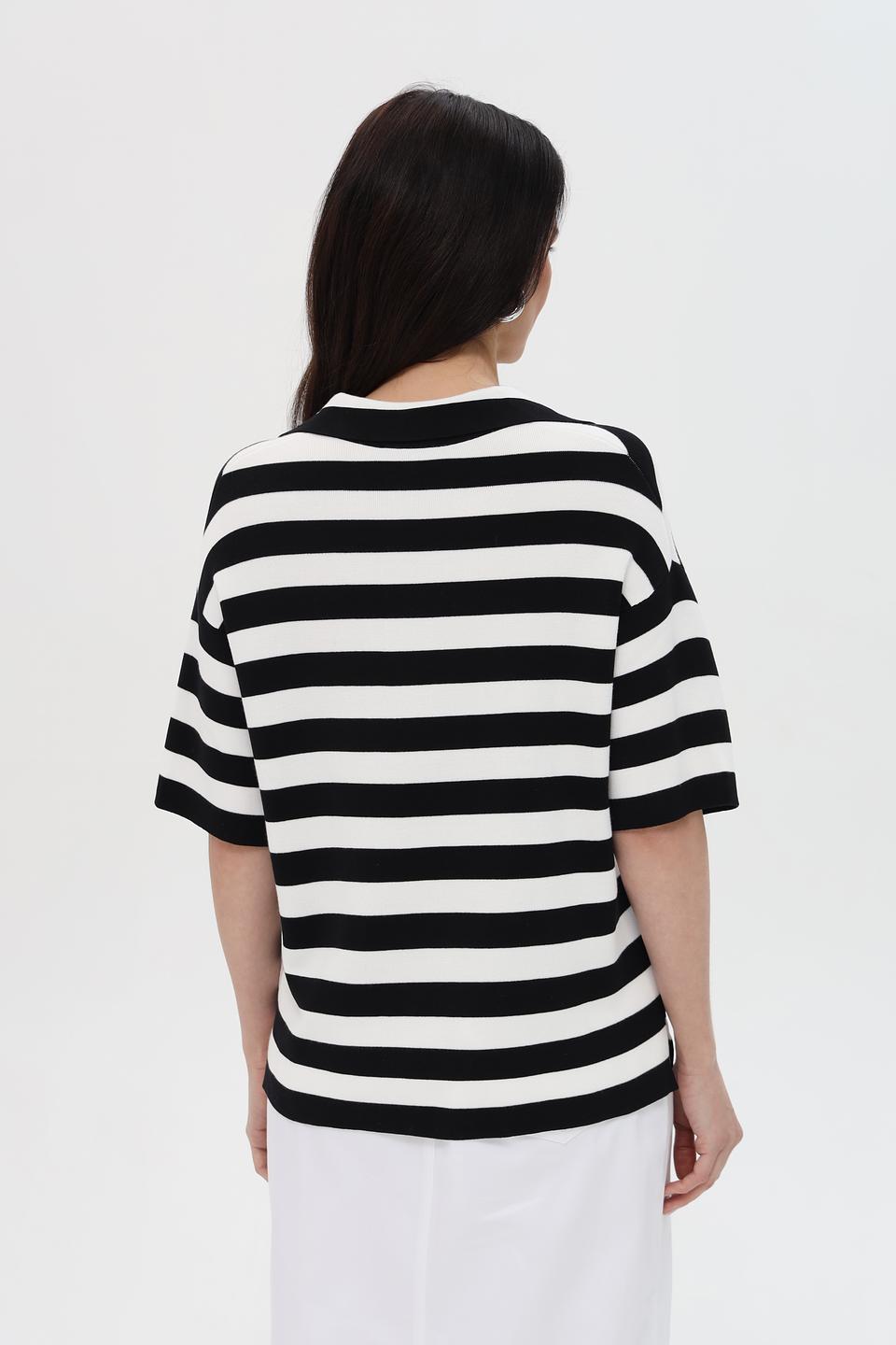 Пуловер Pezzo в полоску