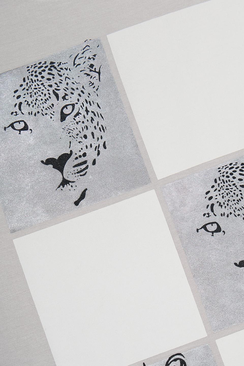 Футболка Pezzo с принтом серый