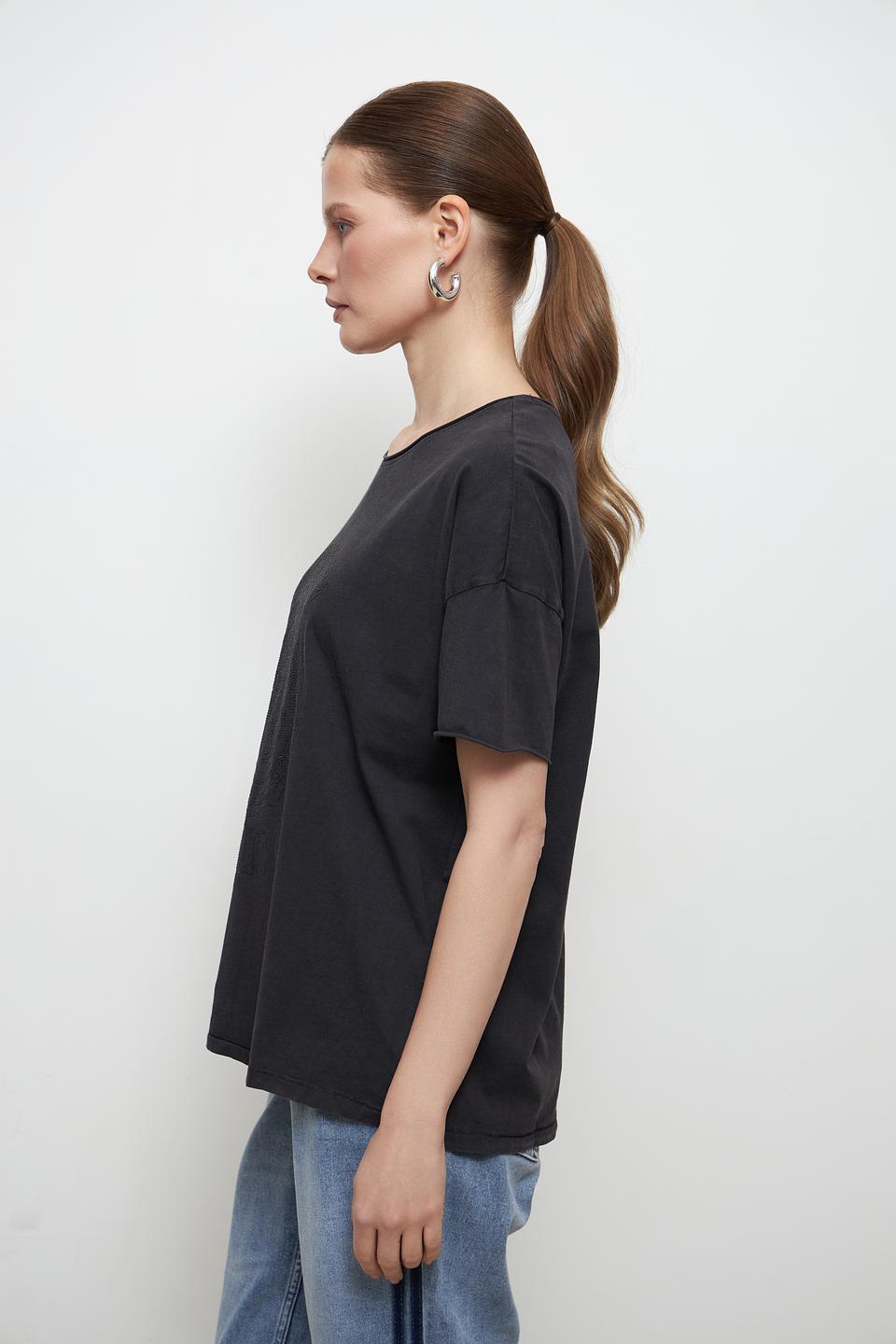 Футболка Oui Paris чёрная