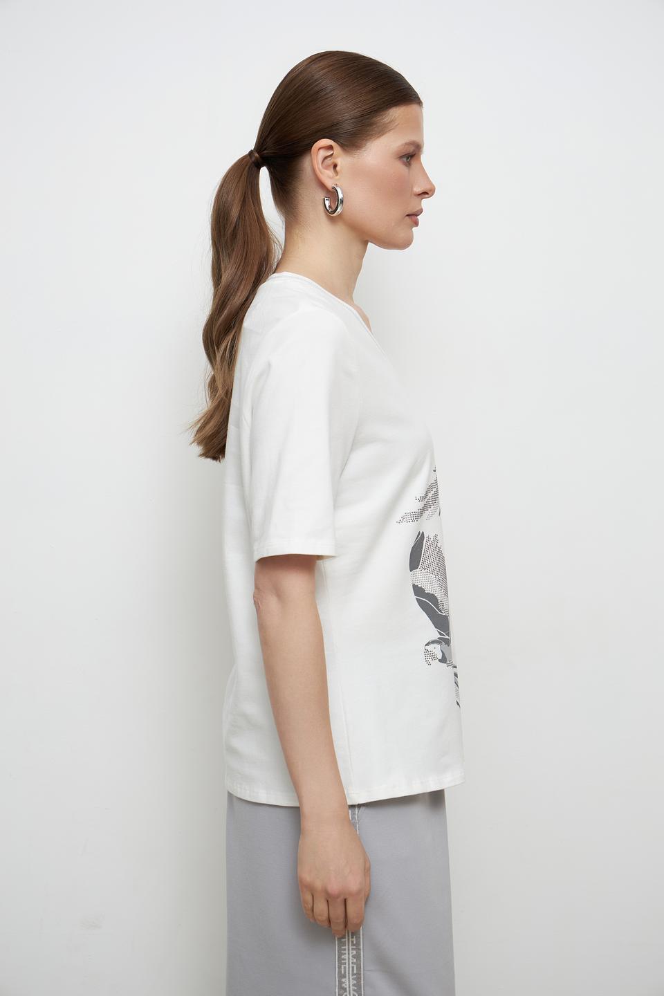 Футболка Lebek с принтом птиц