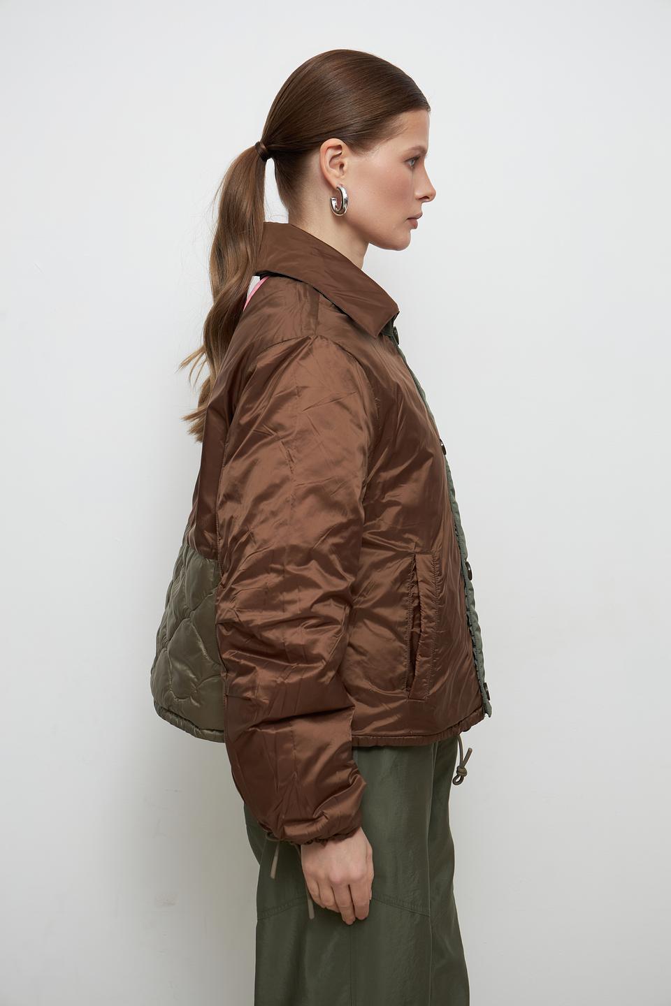 Куртка Oui стеганая хаки