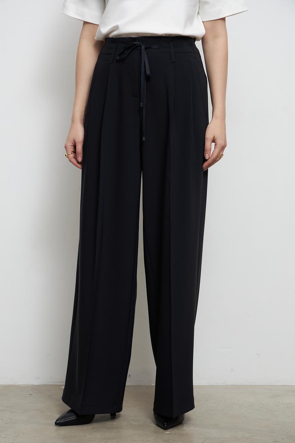 Брюки палаццо Cambio чёрные