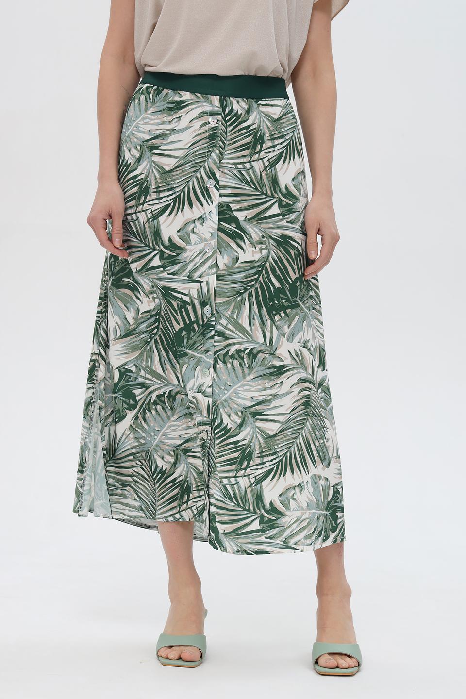 Юбка Pezzo с тропическим принтом