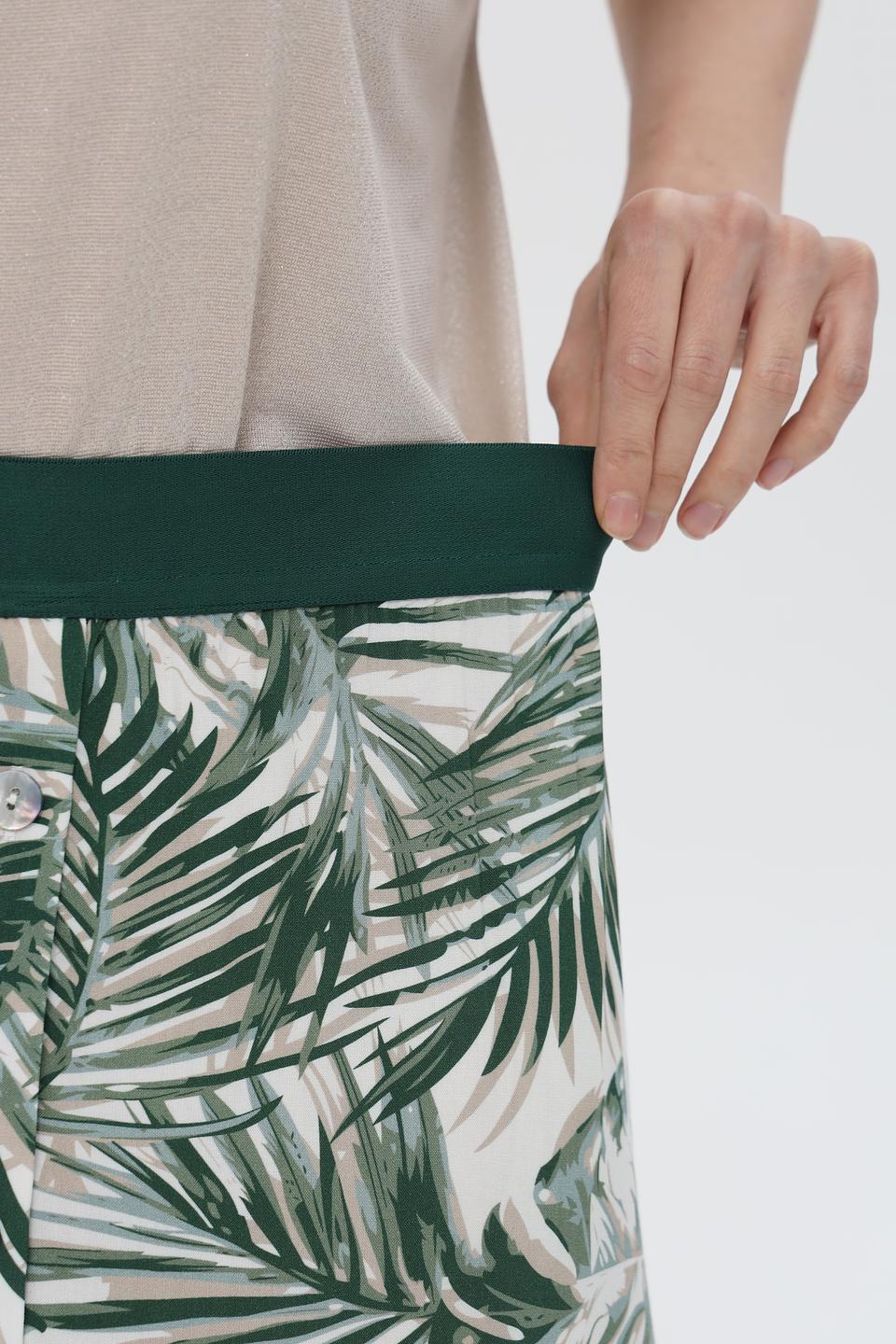 Юбка Pezzo с тропическим принтом