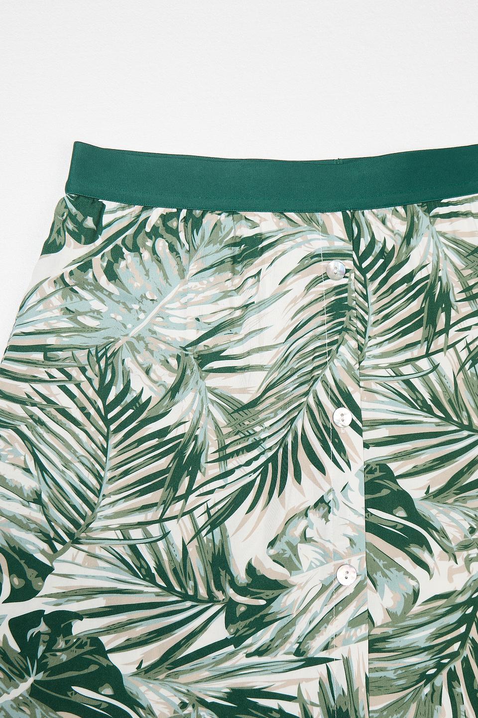 Юбка Pezzo с тропическим принтом