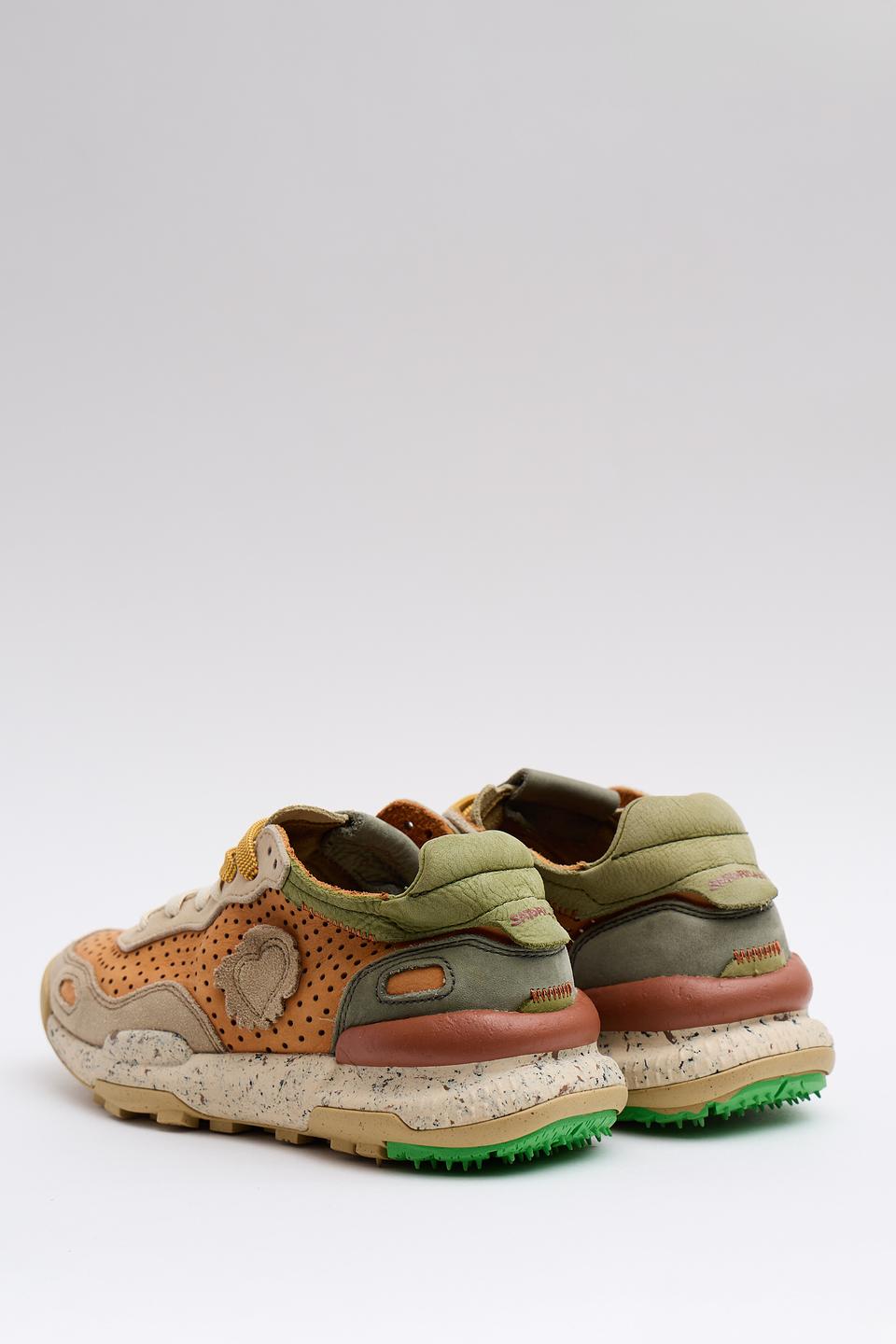 Кроссовки Satorisan с перфорацией бежевый