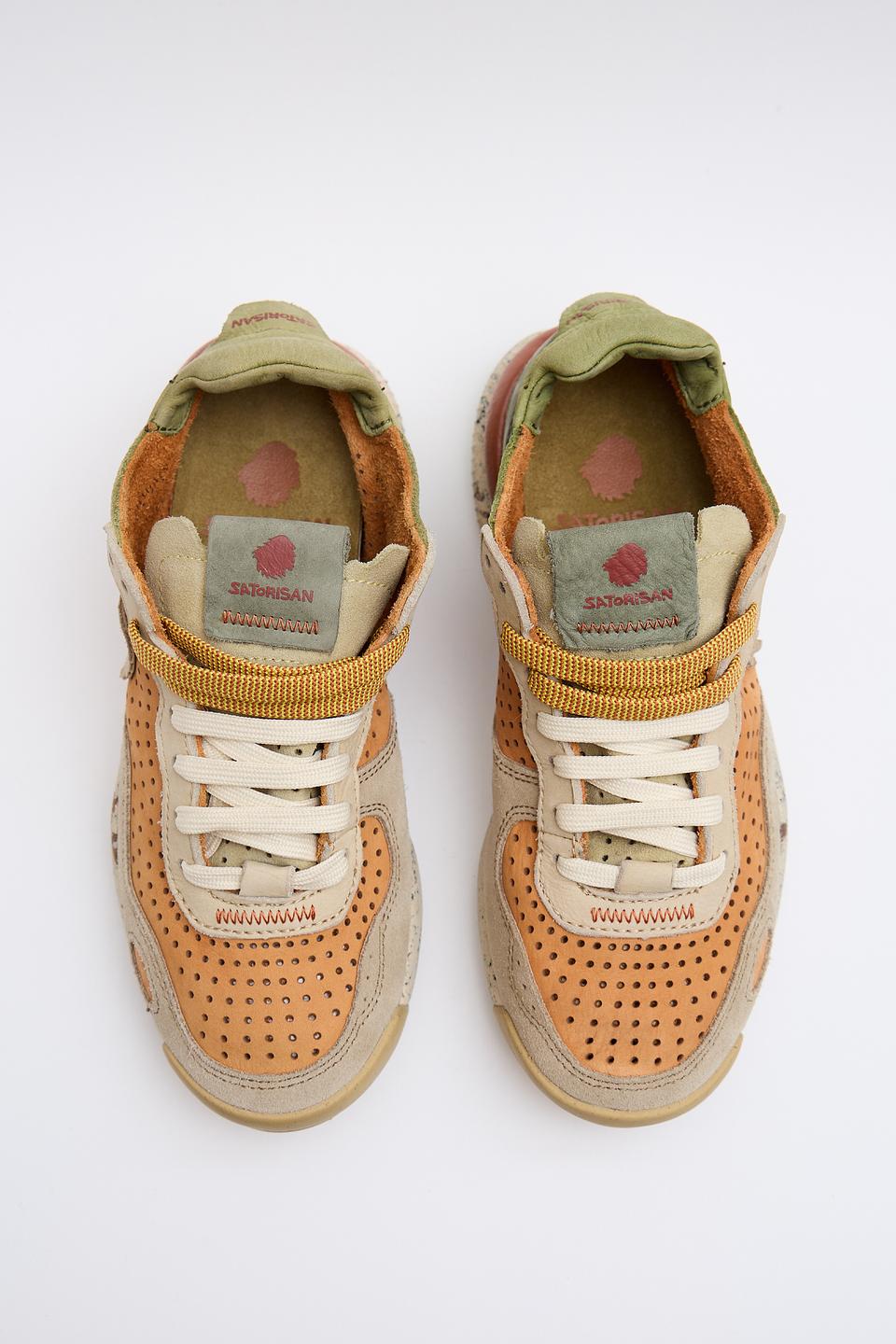 Кроссовки Satorisan с перфорацией бежевый
