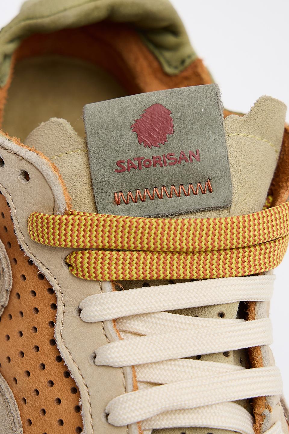Кроссовки Satorisan с перфорацией бежевый